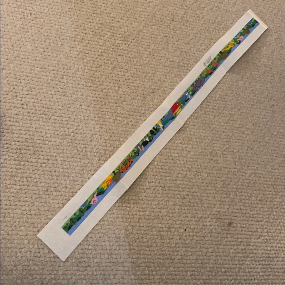 Needlepoint Belt Canvas Noah’s Ark